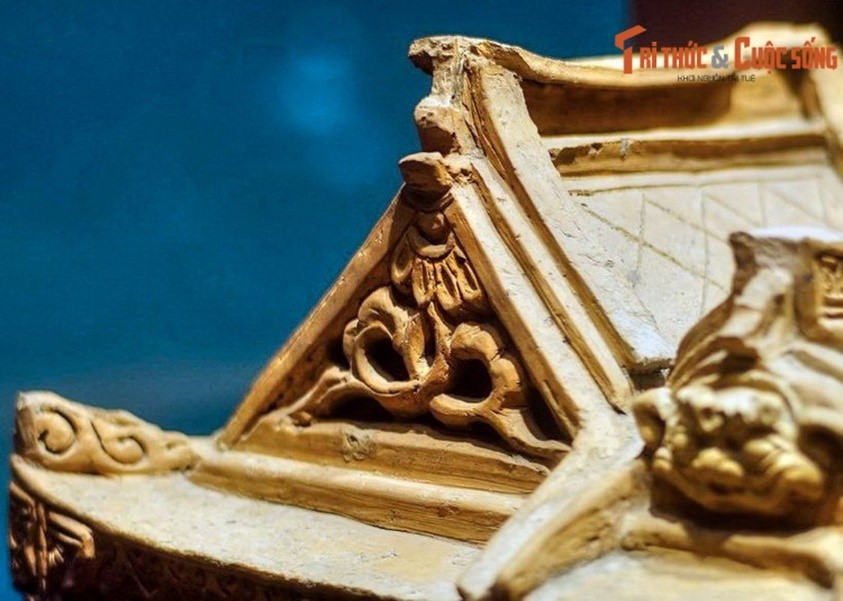 Những mô hình quý giá được cho là phỏng lại từ các công trình của Hoàng thành Thăng Long.